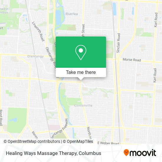 Healing Ways Massage Therapy map