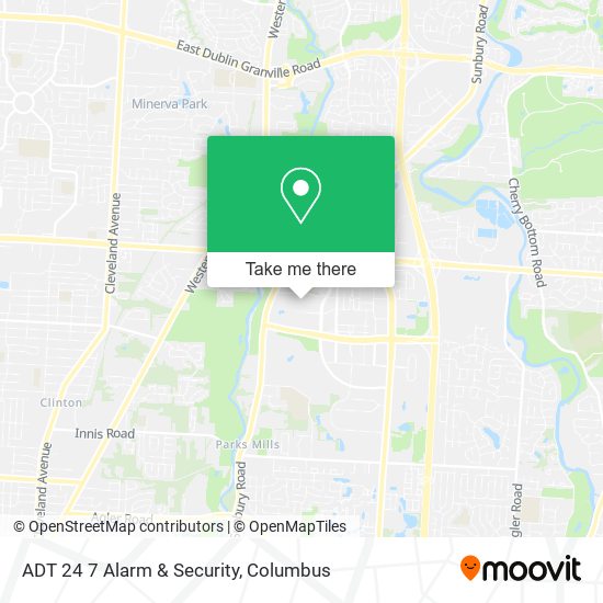 ADT 24 7 Alarm & Security map