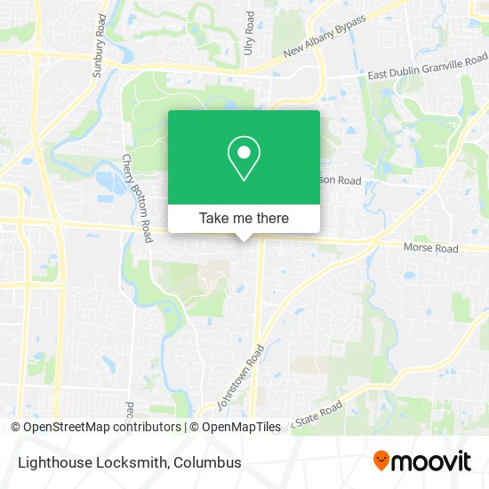 Lighthouse Locksmith map