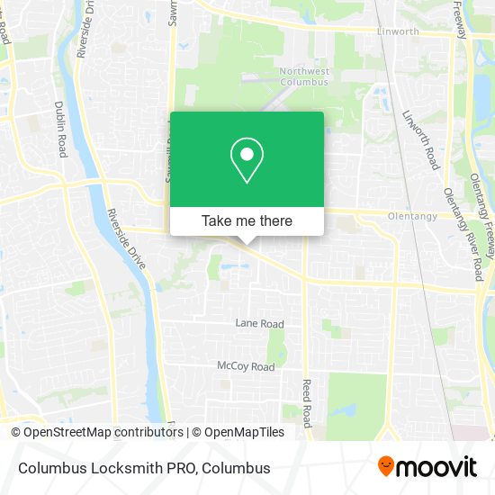 Columbus Locksmith PRO map