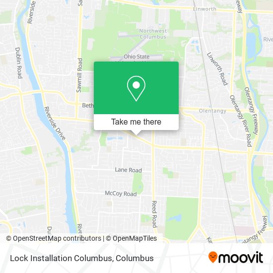 Lock Installation Columbus map