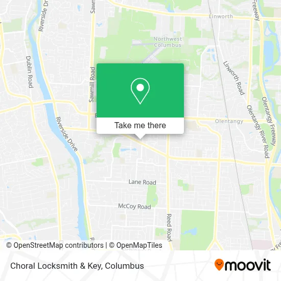 Choral Locksmith & Key map