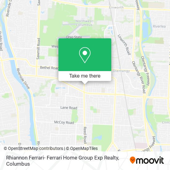 Mapa de Rhiannon Ferrari- Ferrari Home Group Exp Realty