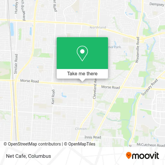 Net Cafe map