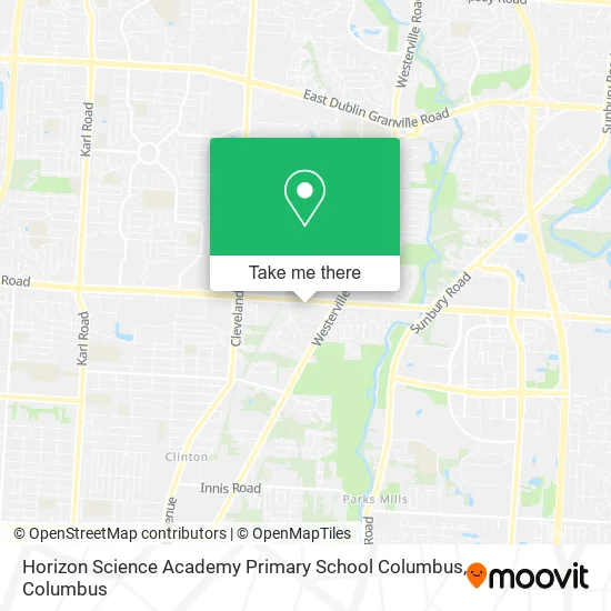 Mapa de Horizon Science Academy Primary School Columbus