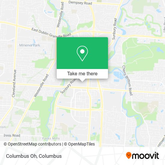 Columbus Oh map