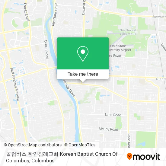 Mapa de 콜럼버스 한인침례교회 Korean Baptist Church Of Columbus