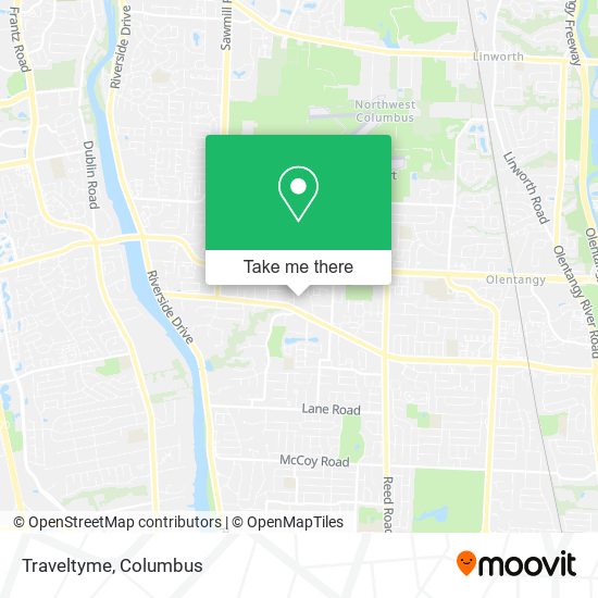 Traveltyme map