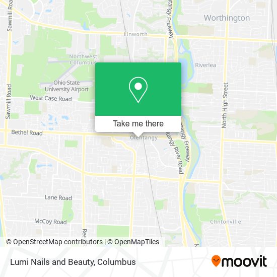 Lumi Nails and Beauty map