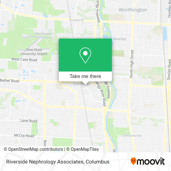 Riverside Nephrology Associates map