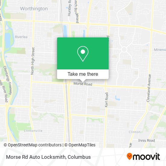 Morse Rd Auto Locksmith map