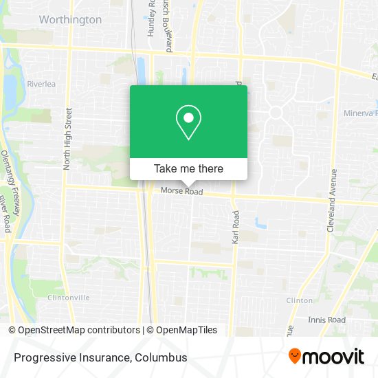 Progressive Insurance map