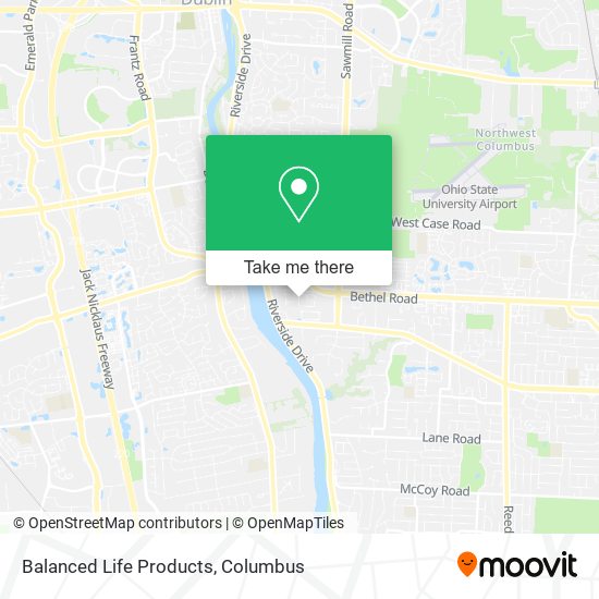 Balanced Life Products map