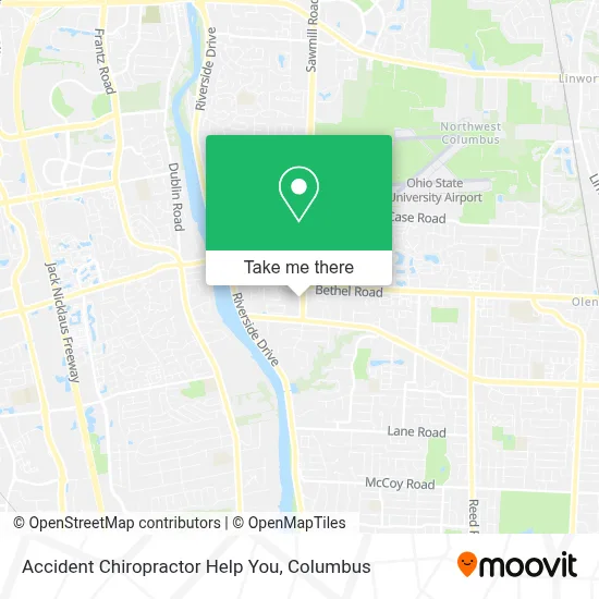 Accident Chiropractor Help You map