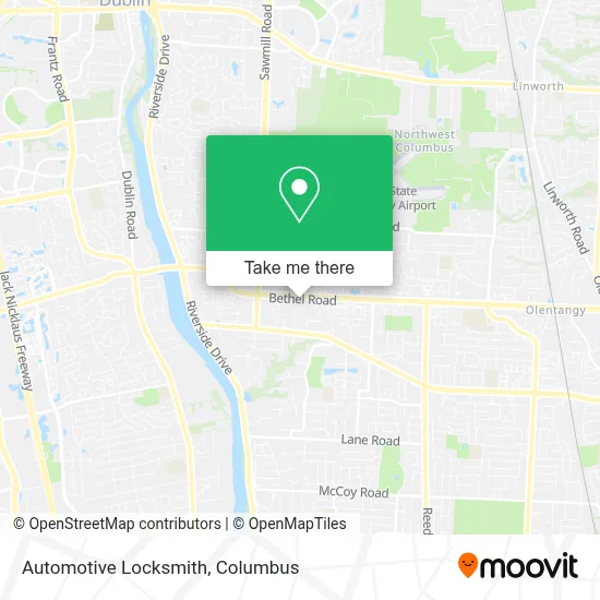 Automotive Locksmith map