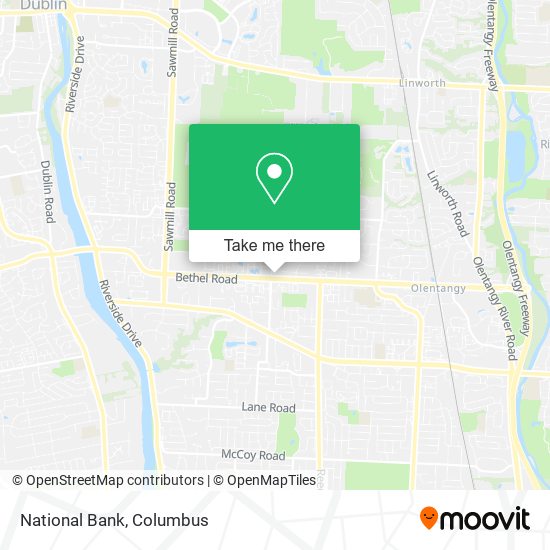 Mapa de National Bank