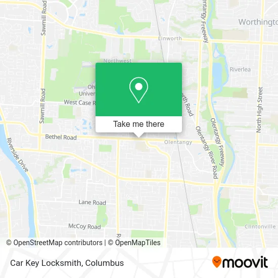 Car Key Locksmith map