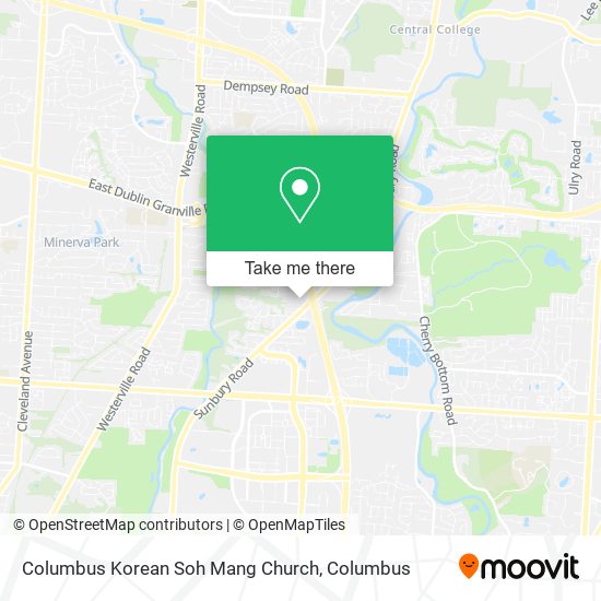 Mapa de Columbus Korean Soh Mang Church