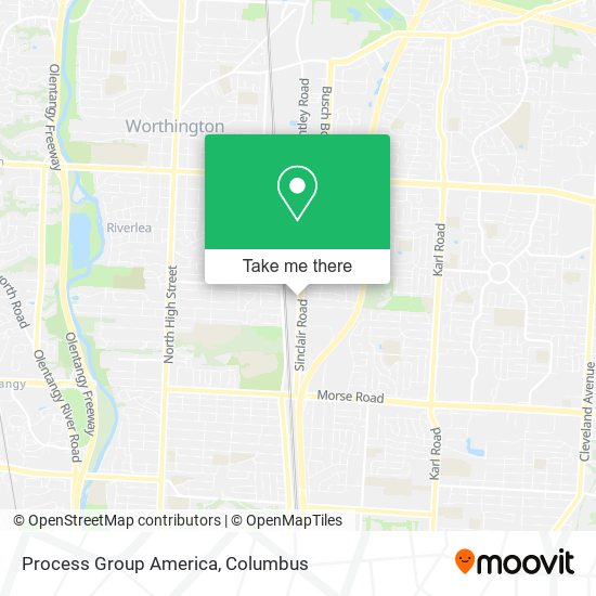 Process Group America map