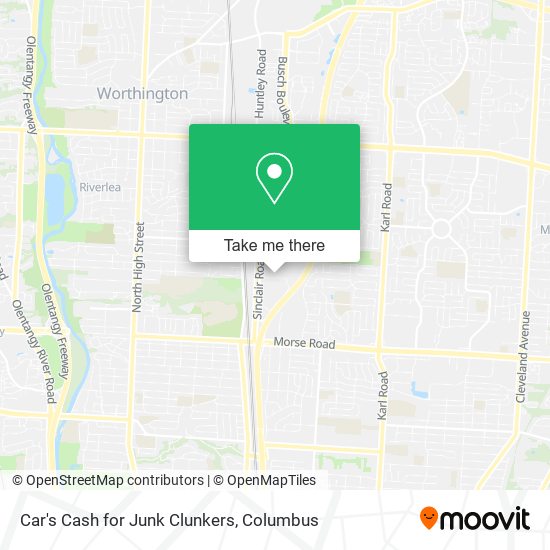 Car's Cash for Junk Clunkers map