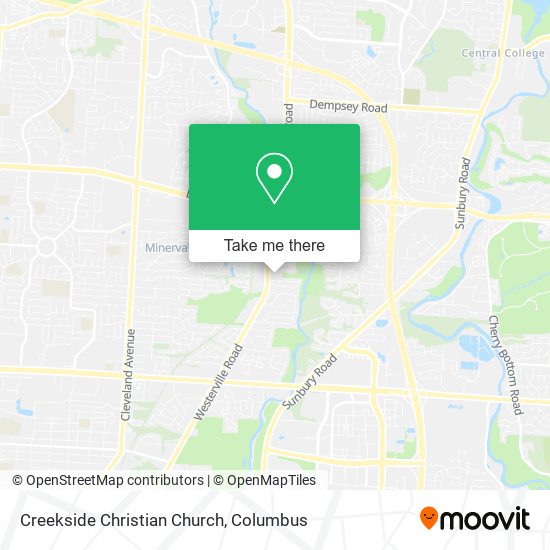 Mapa de Creekside Christian Church