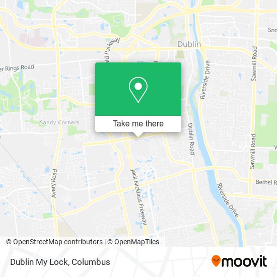 Mapa de Dublin My Lock