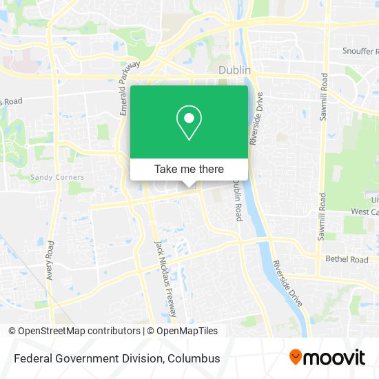 Mapa de Federal Government Division