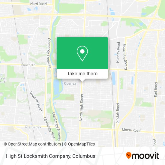 Mapa de High St Locksmith Company