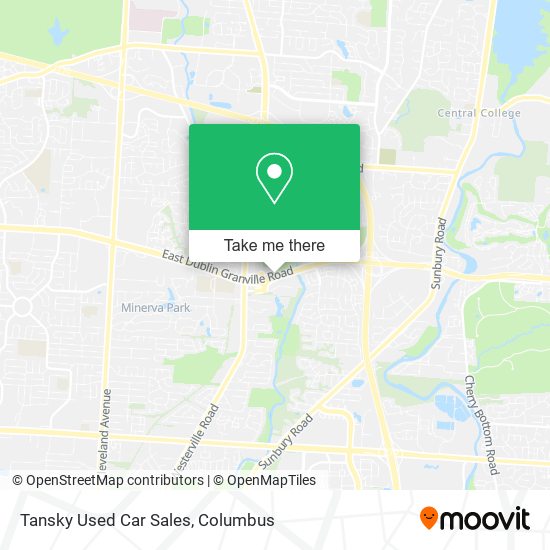 Mapa de Tansky Used Car Sales