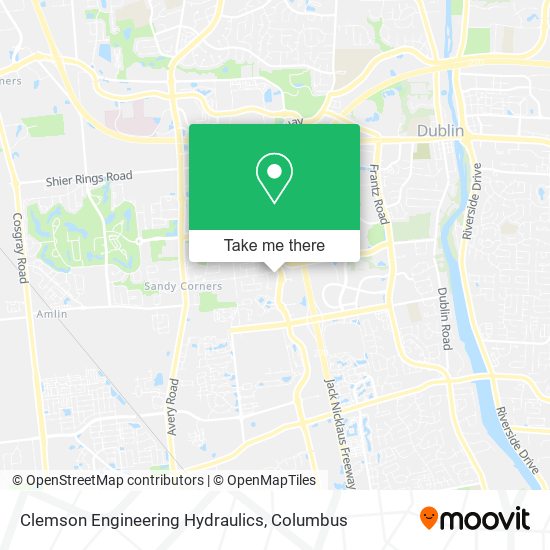 Mapa de Clemson Engineering Hydraulics