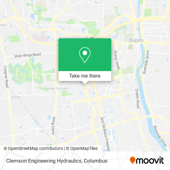 Clemson Engineering Hydraulics map