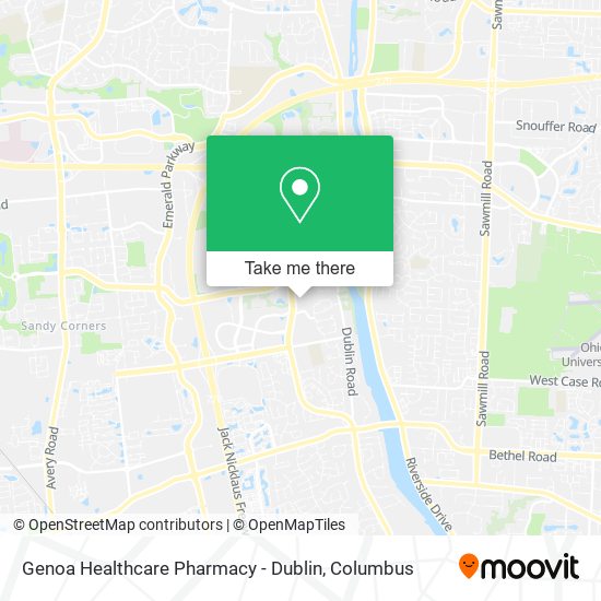 Mapa de Genoa Healthcare Pharmacy - Dublin
