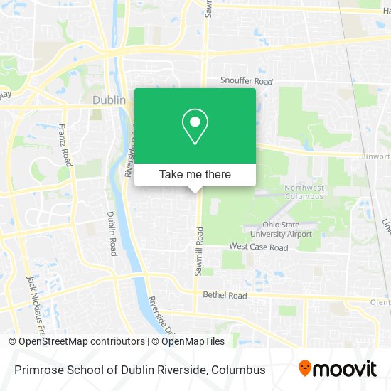 Primrose School of Dublin Riverside map