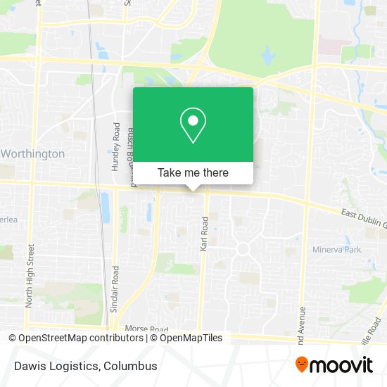 Mapa de Dawis Logistics