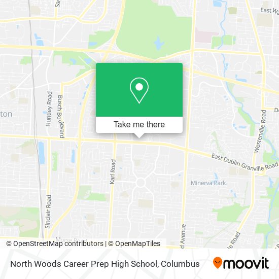 Mapa de North Woods Career Prep High School