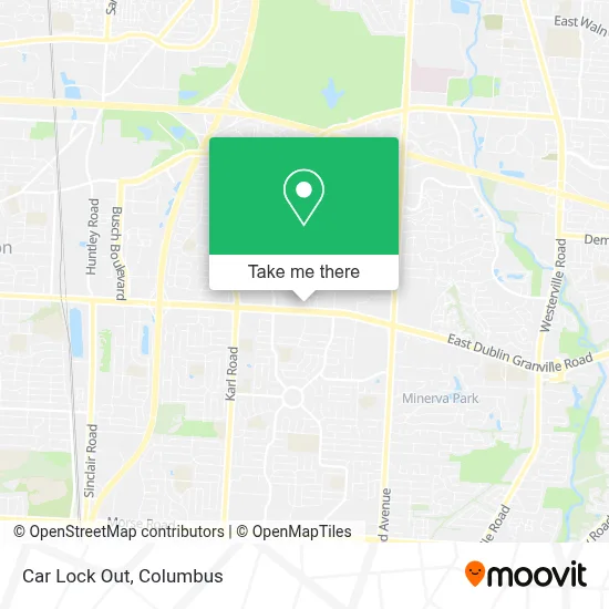 Car Lock Out map