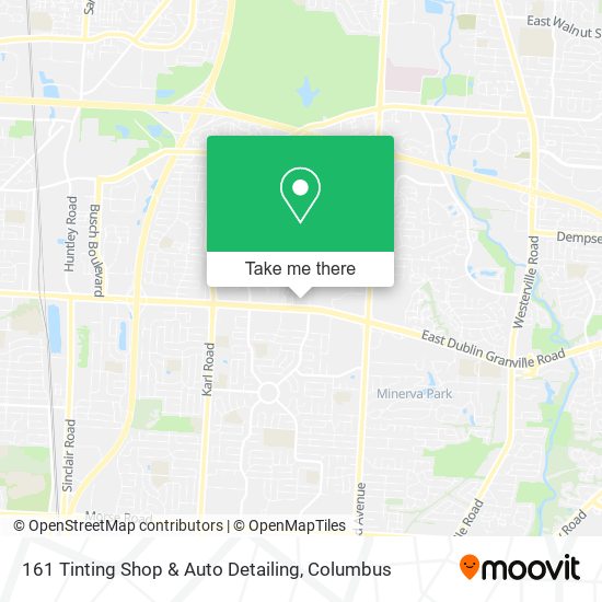 Mapa de 161 Tinting Shop & Auto Detailing