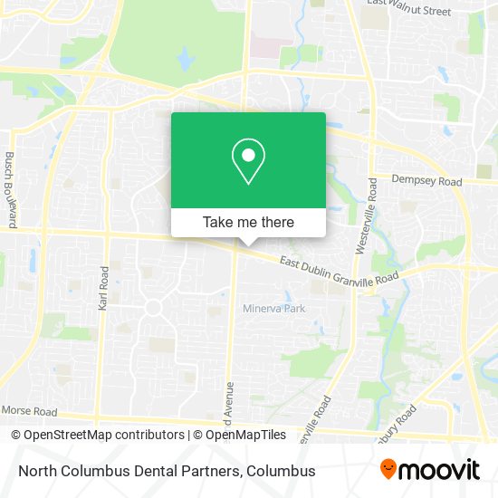 Mapa de North Columbus Dental Partners