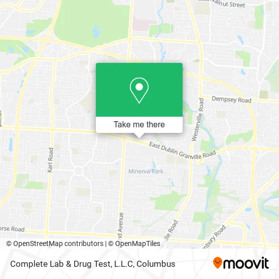 Mapa de Complete Lab & Drug Test, L.L.C