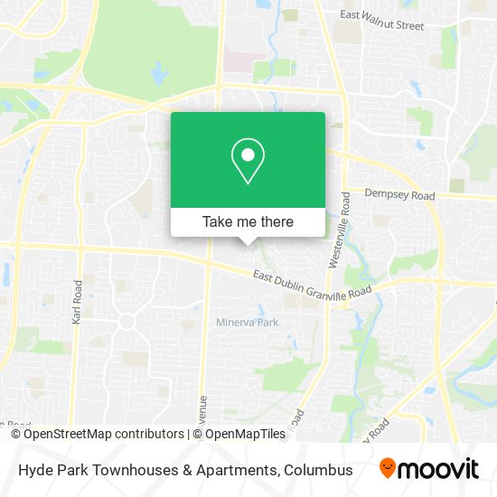 Hyde Park Townhouses & Apartments map