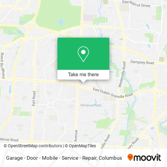 Garage - Door - Mobile - Service - Repair map