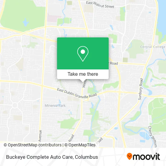 Buckeye Complete Auto Care map