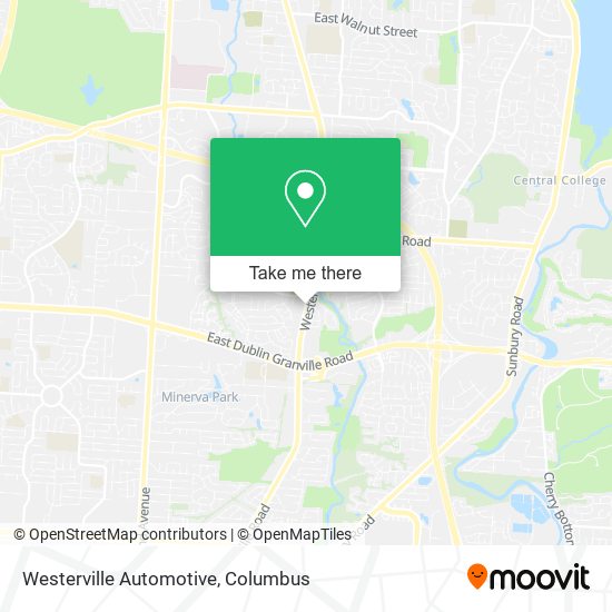 Westerville Automotive map
