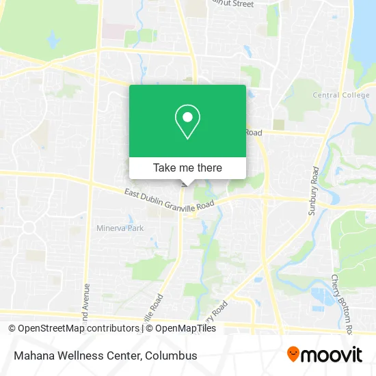 Mapa de Mahana Wellness Center