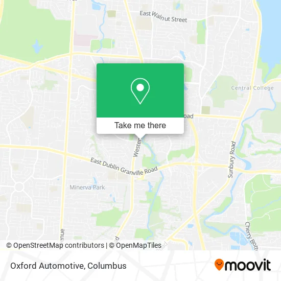 Mapa de Oxford Automotive