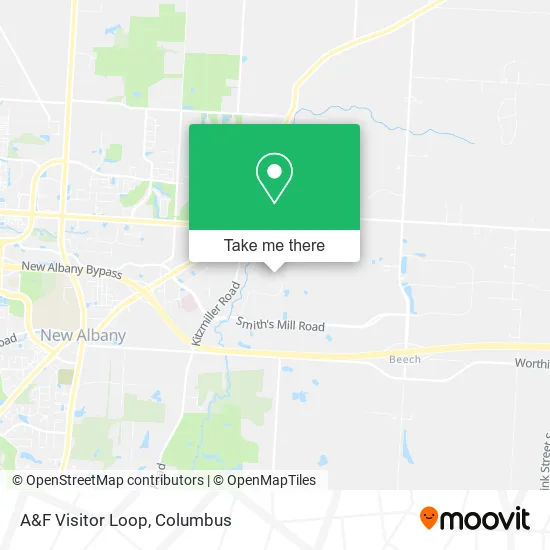 A&F Visitor Loop map