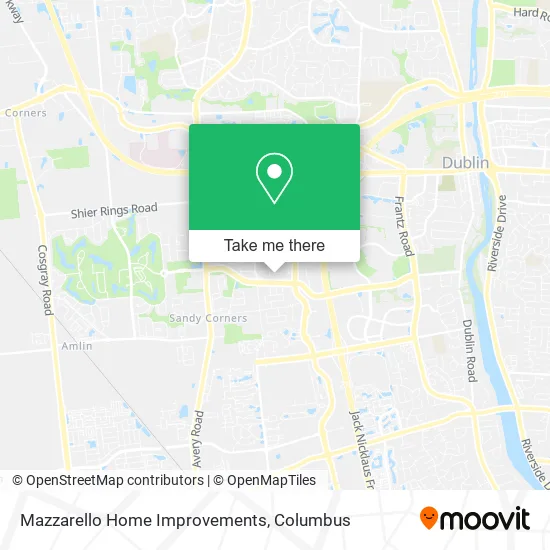 Mazzarello Home Improvements map