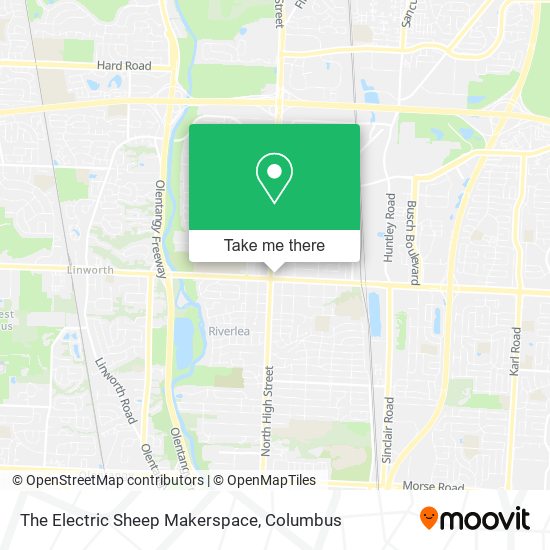 The Electric Sheep Makerspace map