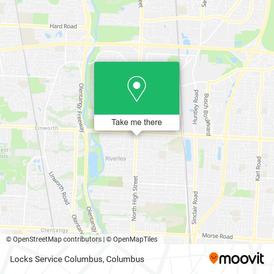 Locks Service Columbus map