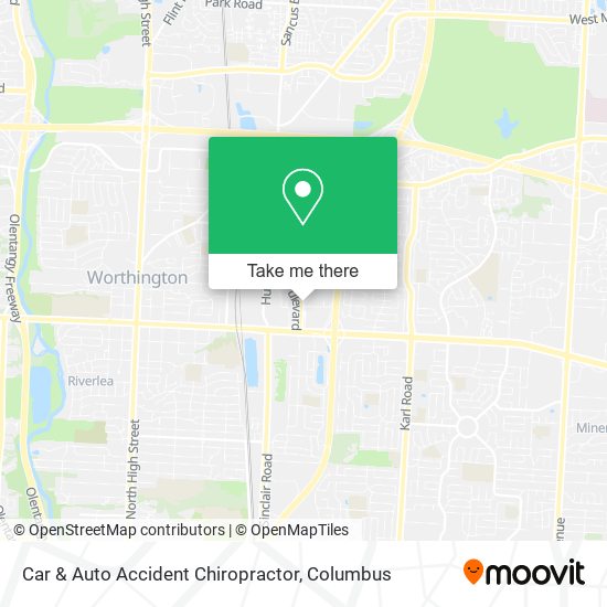 Car & Auto Accident Chiropractor map